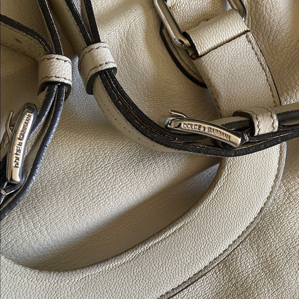 Dolce & Gabbana Miss Catch cream leather bag - Picture 5 of 16
